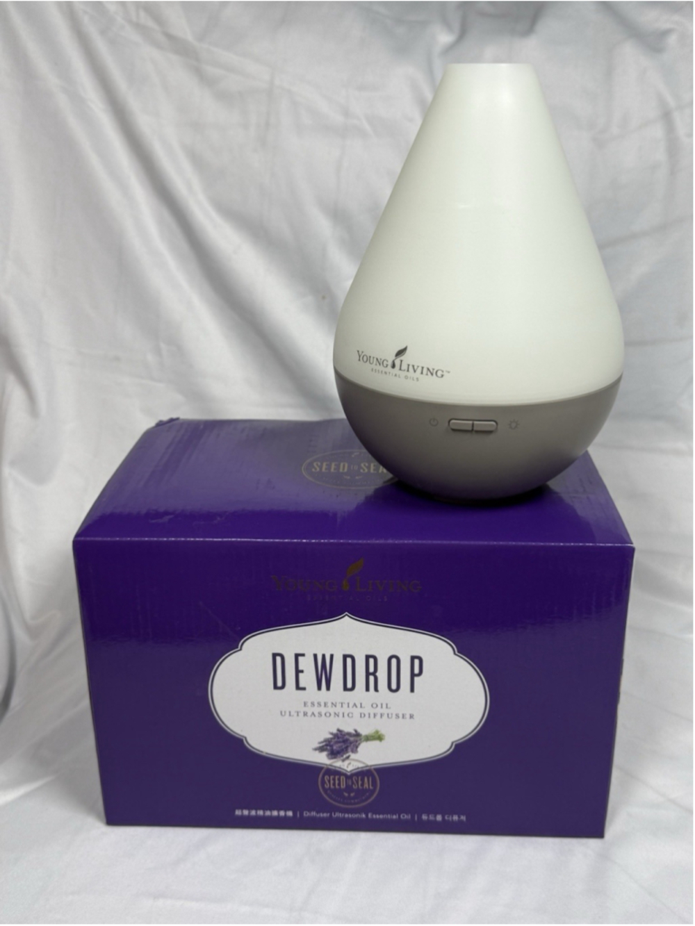 Young Living -Dewdrop- Essential Oil Ultrasonic Diffuser - New in Box Dew Drop
